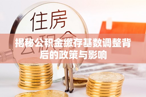 朝阳揭秘公积金缴存基数调整背后的政策与影响